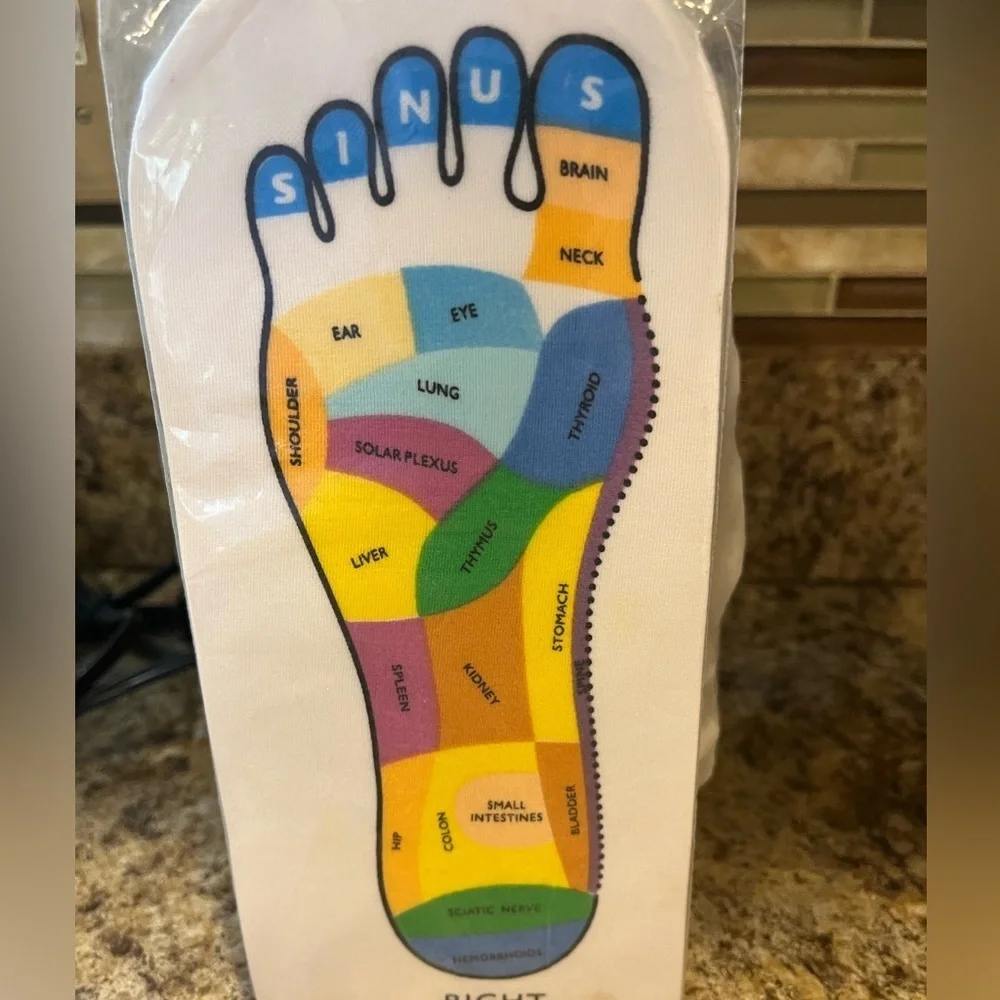 Avon Wellness Reflexology Socks - White